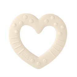 BIBS Baby Bitie Heart Ivory 3100216 - фото 37653