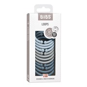BIBS Loops 12 PACK (Baby Blue / Cloud / Petrol) 900230