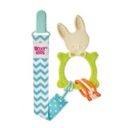 Универсальный прорезыватель BUNNY с держателем. Цвет зелёный. RBT-001GNSC