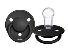 BIBS De Lux Silicone Black 0+ месяцев 1010210