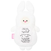 Игрушка 3 в 1 с вишнёвыми косточками Зайка с метрикой 660