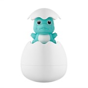 Игрушка для ванной яйцо-лейка, голубой динозавр REGG-001